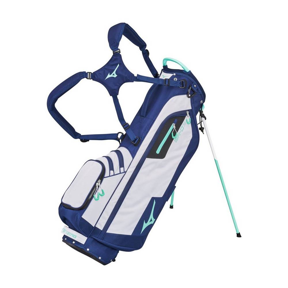 Mens Mizuno BR-D3 Stand Bag Navy/White Philippines (JFXGDK127)